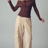 Moonlit Kiss Ribbed Top