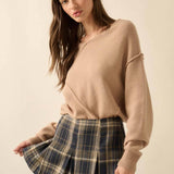 Highland Plaid Pleated Skort